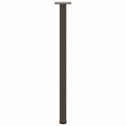 vidaXL Console Table Legs 4 pcs Natural Steel 72-74 cm Steel
