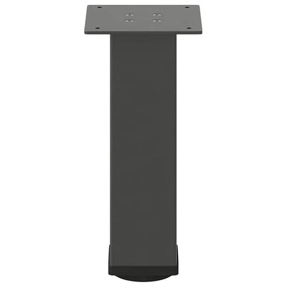 vidaXL Coffee Table Legs 4 pcs Anthracite 42-44 cm Steel