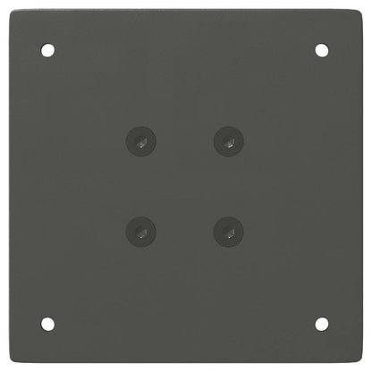 vidaXL Coffee Table Legs 4 pcs Anthracite 42-44 cm Steel