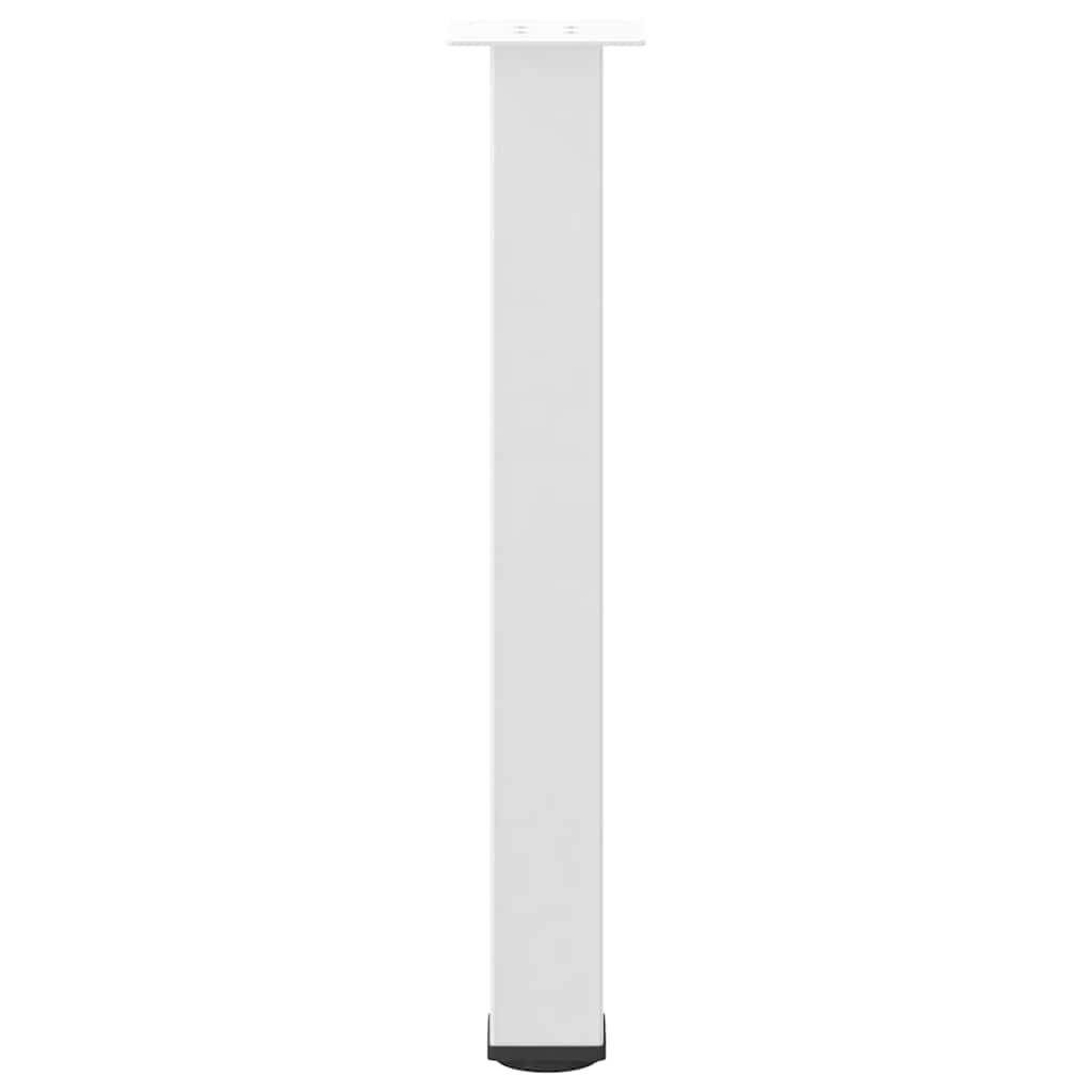 vidaXL Console Table Legs 4 pcs White 72-74 cm Steel