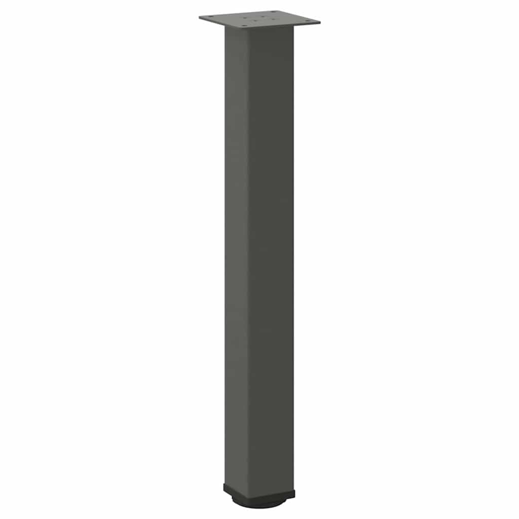 vidaXL Console Table Legs 4 pcs Anthracite 72-74 cm Steel