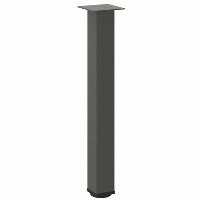 vidaXL Console Table Legs 4 pcs Anthracite 72-74 cm Steel