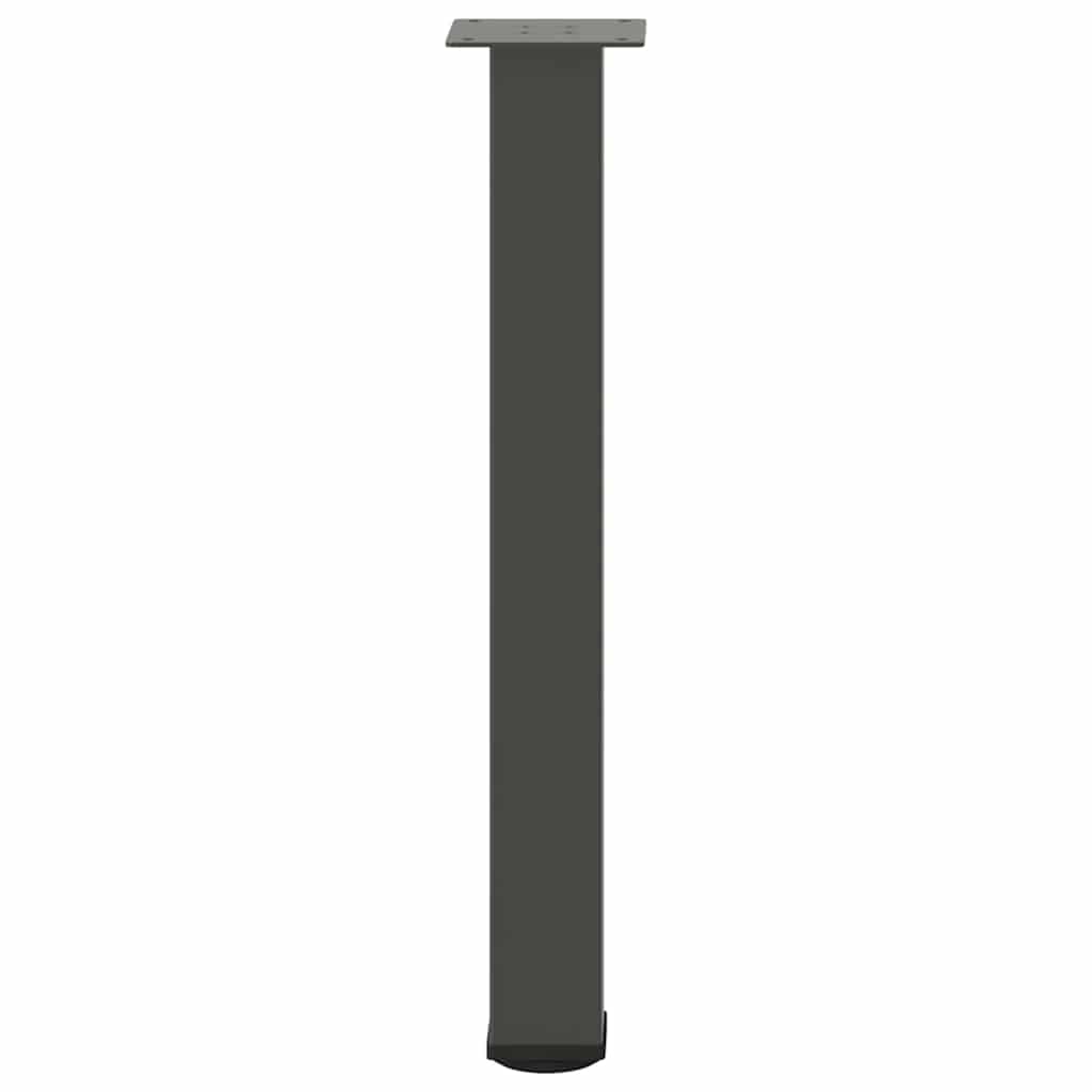 vidaXL Console Table Legs 4 pcs Anthracite 72-74 cm Steel