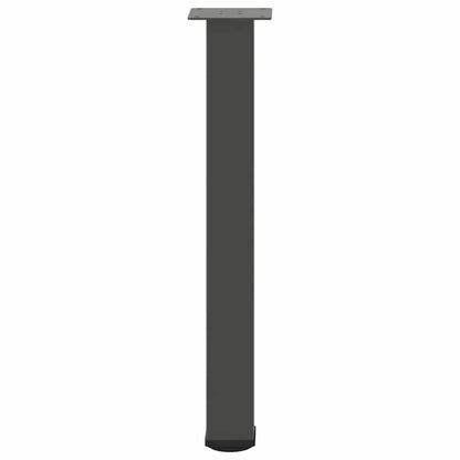 vidaXL Console Table Legs 4 pcs Anthracite 72-74 cm Steel