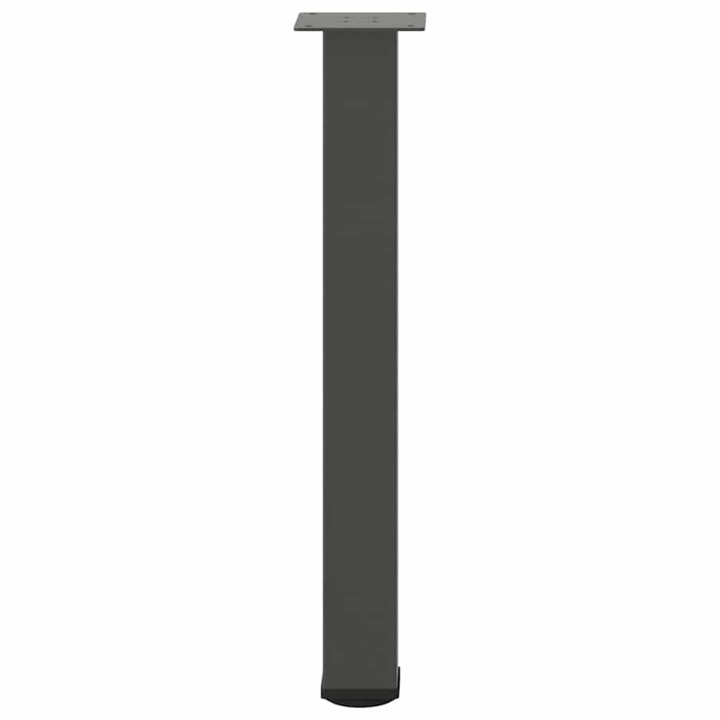 vidaXL Console Table Legs 4 pcs Anthracite 72-74 cm Steel