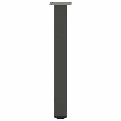 vidaXL Console Table Legs 4 pcs Anthracite 72-74 cm Steel