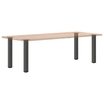 vidaXL Console Table Legs 4 pcs Anthracite 72-74 cm Steel