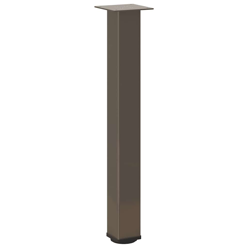 vidaXL Console Table Legs 4 pcs Natural Steel 72-74 cm Steel