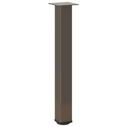 vidaXL Console Table Legs 4 pcs Natural Steel 72-74 cm Steel