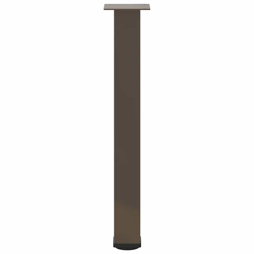 vidaXL Console Table Legs 4 pcs Natural Steel 72-74 cm Steel