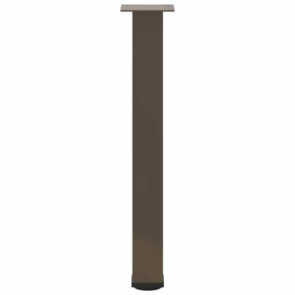 vidaXL Console Table Legs 4 pcs Natural Steel 72-74 cm Steel