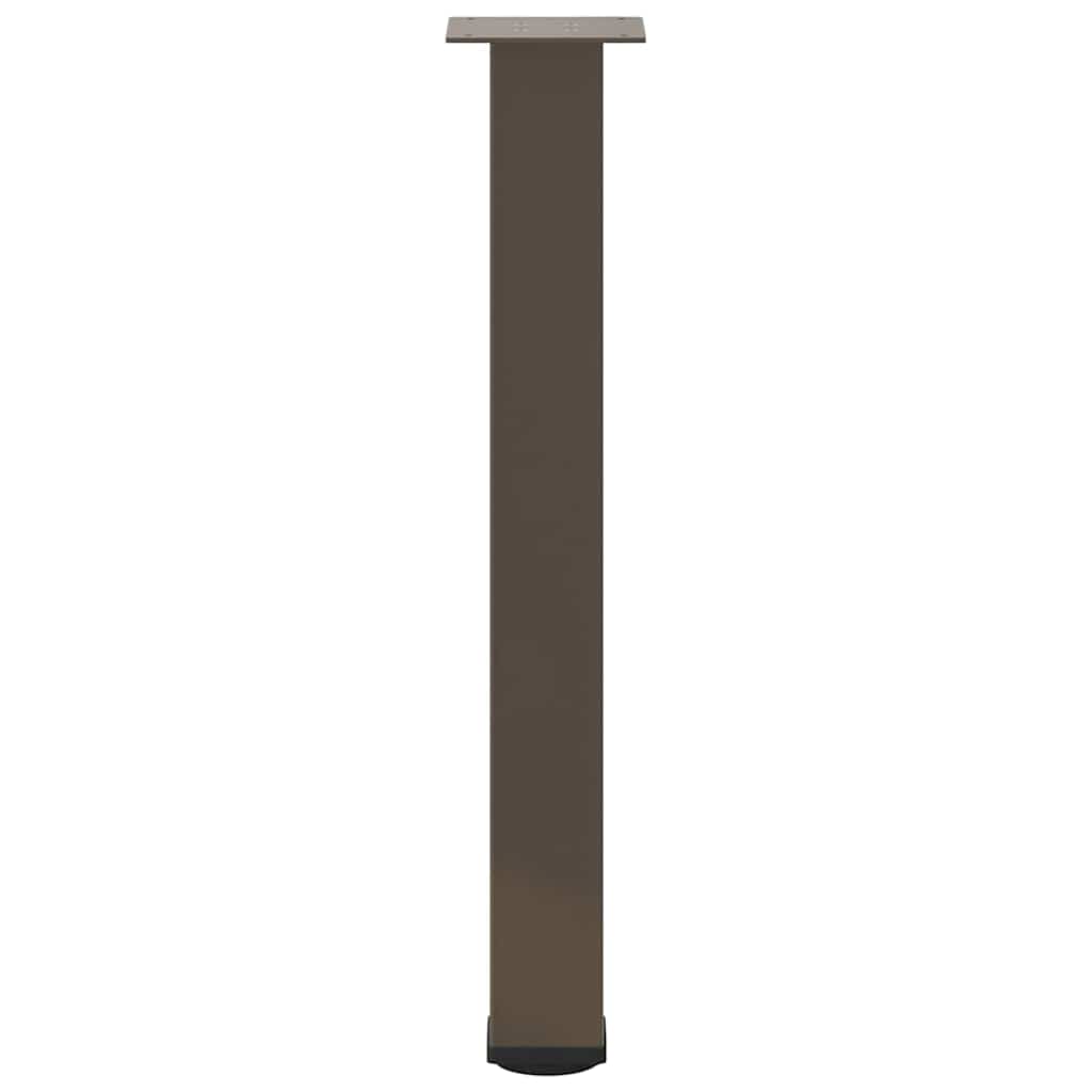 vidaXL Console Table Legs 4 pcs Natural Steel 72-74 cm Steel