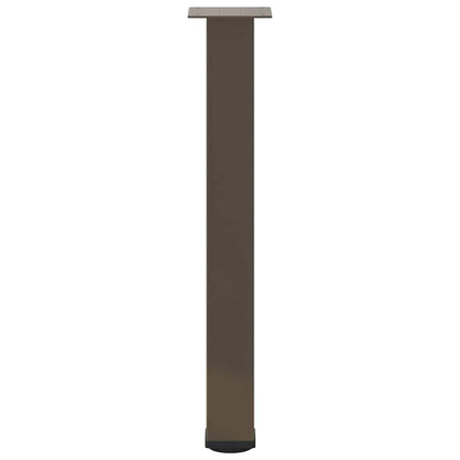 vidaXL Console Table Legs 4 pcs Natural Steel 72-74 cm Steel