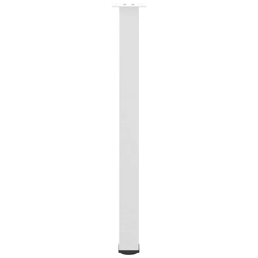 vidaXL Bar Table Legs 4 pcs White 90-92 cm Steel