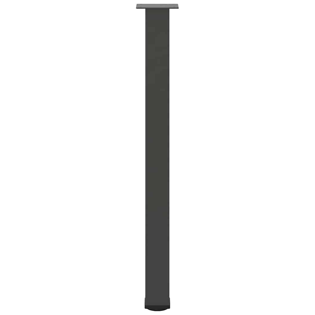 vidaXL Bar Table Legs 4 pcs Anthracite 90-92 cm Steel