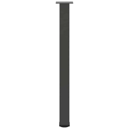 vidaXL Bar Table Legs 4 pcs Anthracite 90-92 cm Steel