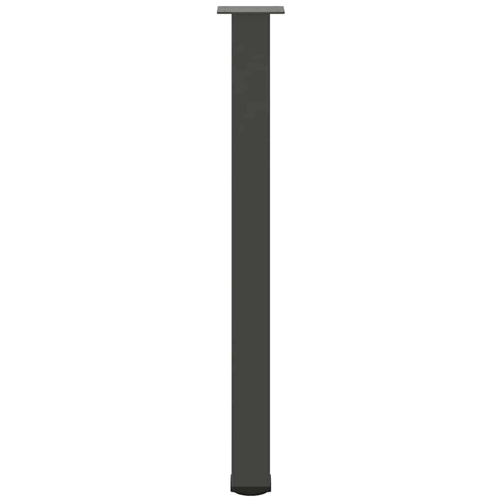 vidaXL Bar Table Legs 4 pcs Anthracite 90-92 cm Steel