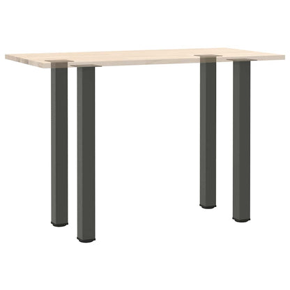 vidaXL Bar Table Legs 4 pcs Anthracite 90-92 cm Steel