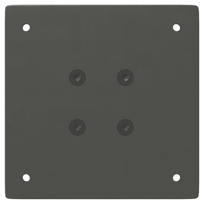 vidaXL Bar Table Legs 4 pcs Anthracite 100-102 cm Steel