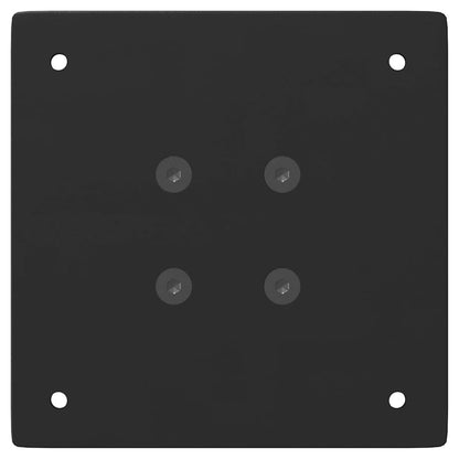 vidaXL Coffee Table Legs 4 pcs Black 30 cm Steel