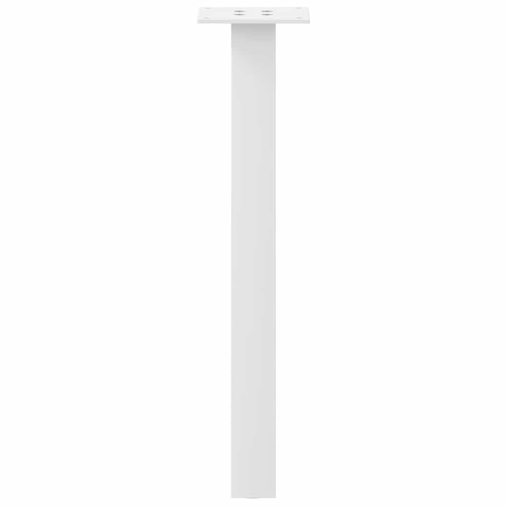 vidaXL Coffee Table Legs 4 pcs White 30 cm Steel