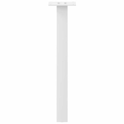 vidaXL Coffee Table Legs 4 pcs White 30 cm Steel