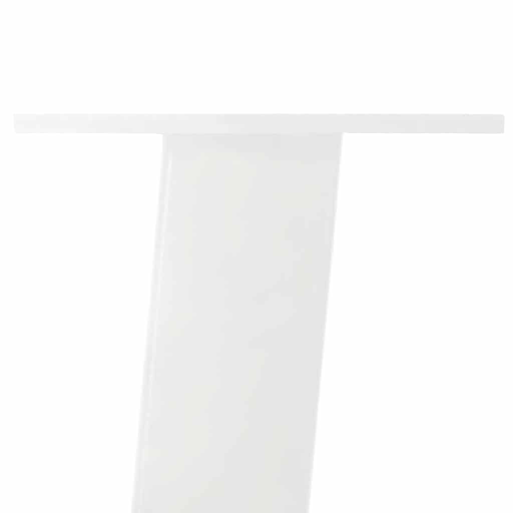 vidaXL Coffee Table Legs 4 pcs White 30 cm Steel