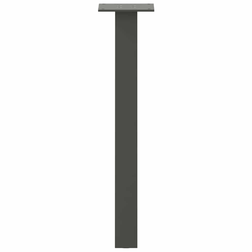 vidaXL Coffee Table Legs 4 pcs Anthracite 30 cm Steel