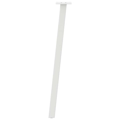 vidaXL Console Table Legs 4 pcs White 72 cm Steel