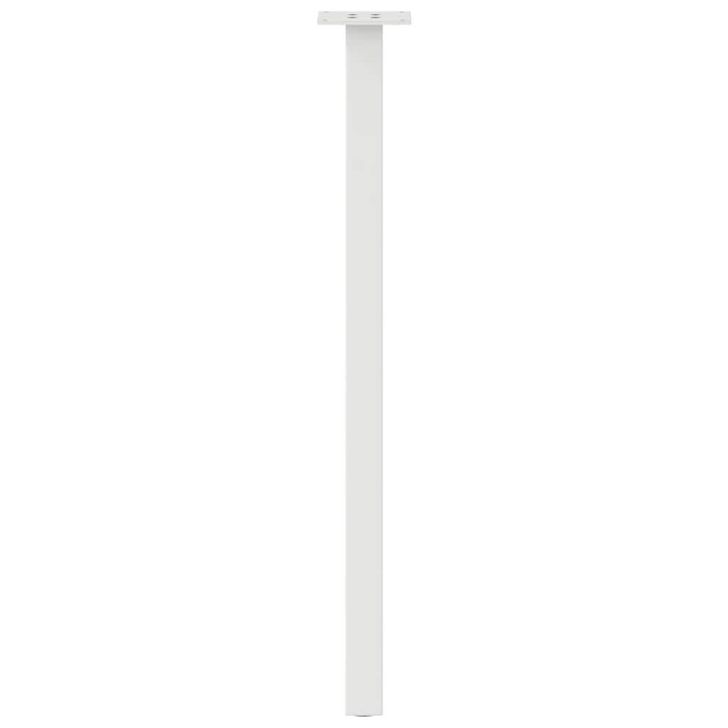 vidaXL Console Table Legs 4 pcs White 72 cm Steel