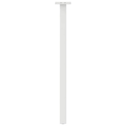 vidaXL Console Table Legs 4 pcs White 72 cm Steel