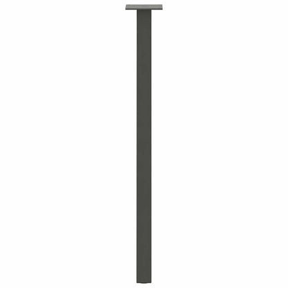 vidaXL Console Table Legs 4 pcs Anthracite 72 cm Steel