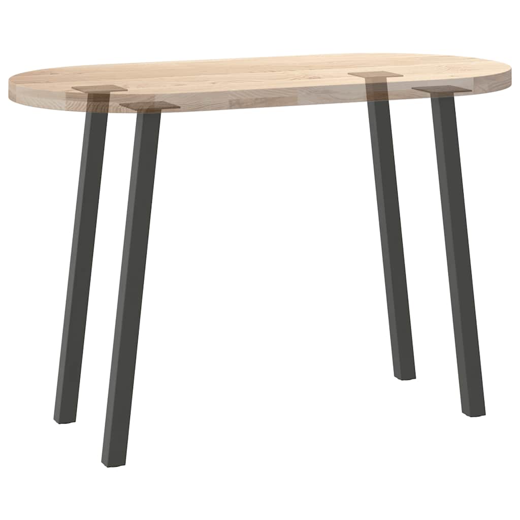 vidaXL Console Table Legs 4 pcs Anthracite 72 cm Steel