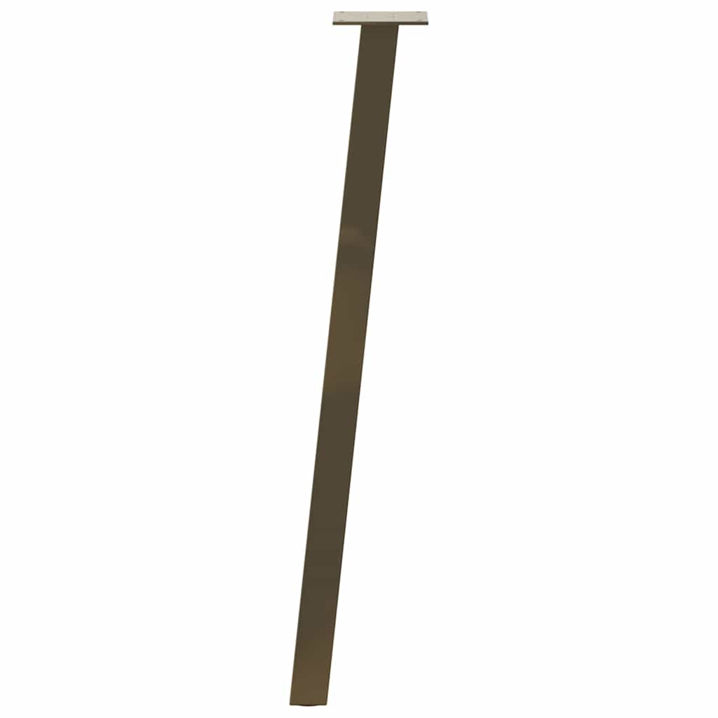 vidaXL Console Table Legs 4 pcs Natural Steel 72 cm Steel