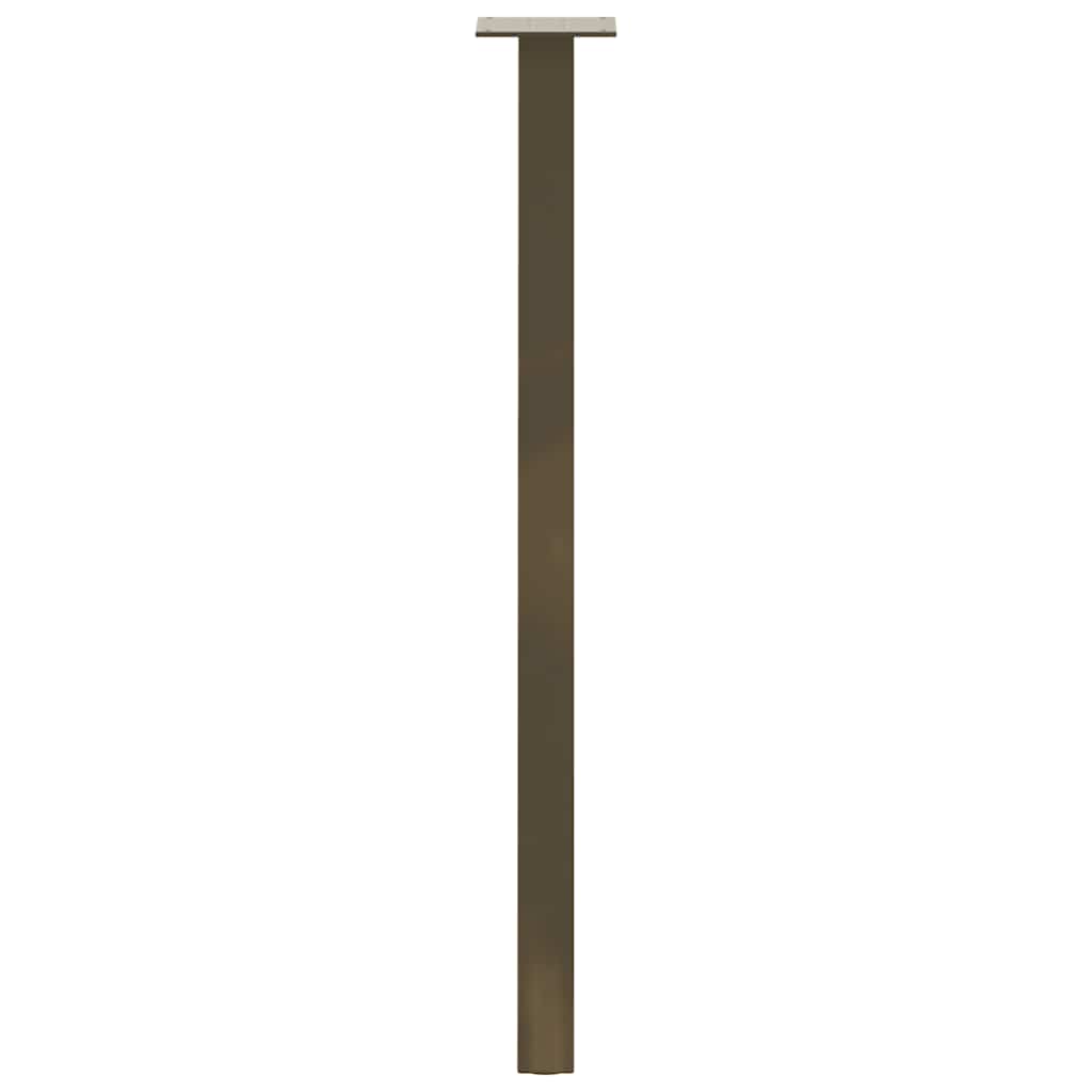 vidaXL Console Table Legs 4 pcs Natural Steel 72 cm Steel