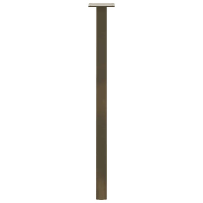 vidaXL Console Table Legs 4 pcs Natural Steel 72 cm Steel