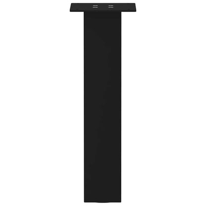 vidaXL Coffee Table Legs 4 pcs Black 30 cm Steel