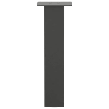 vidaXL Coffee Table Legs 4 pcs Anthracite 30 cm Steel