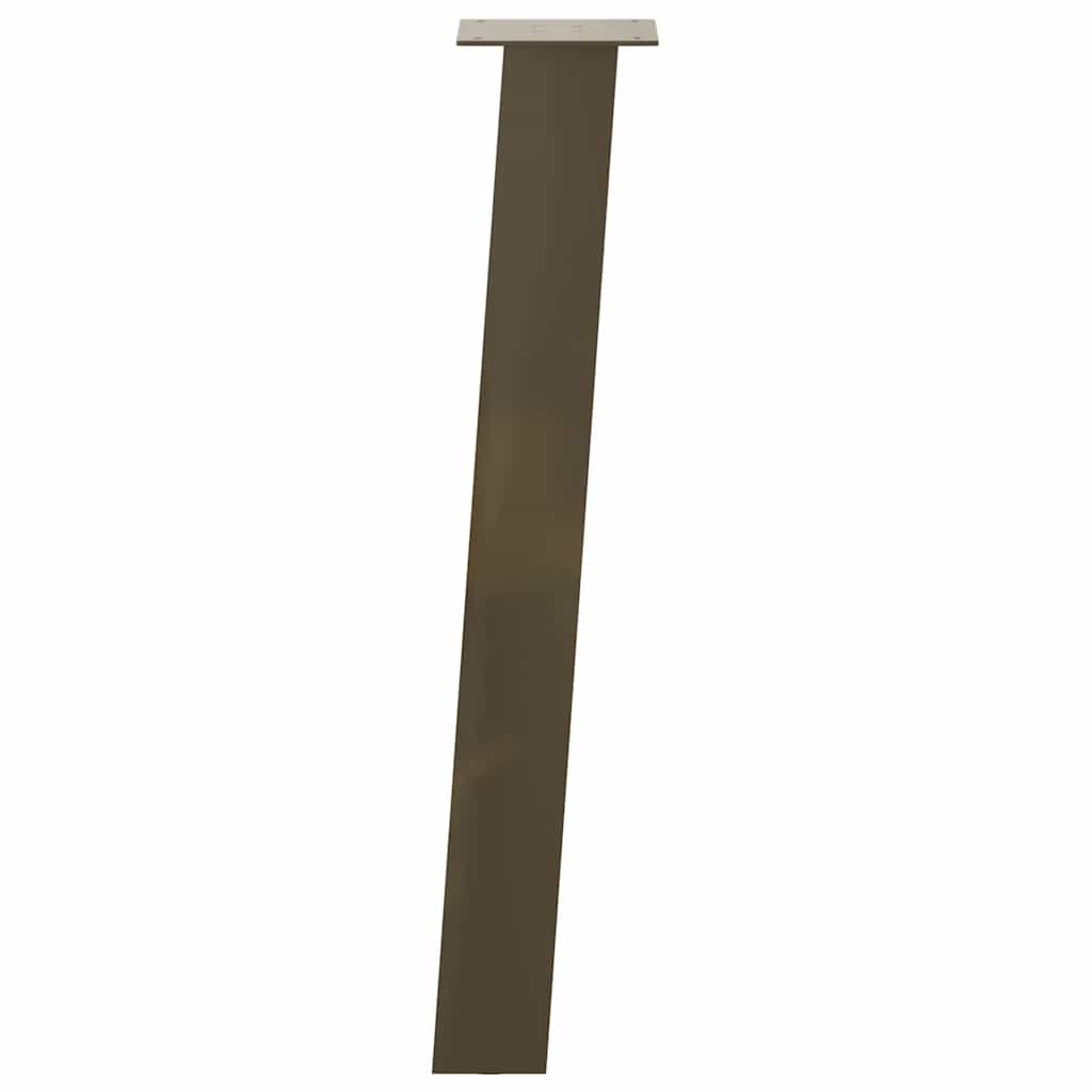 vidaXL Console Table Legs 4 pcs Natural Steel 72 cm Steel