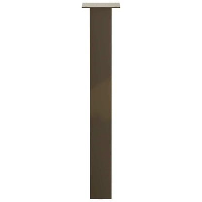 vidaXL Console Table Legs 4 pcs Natural Steel 72 cm Steel
