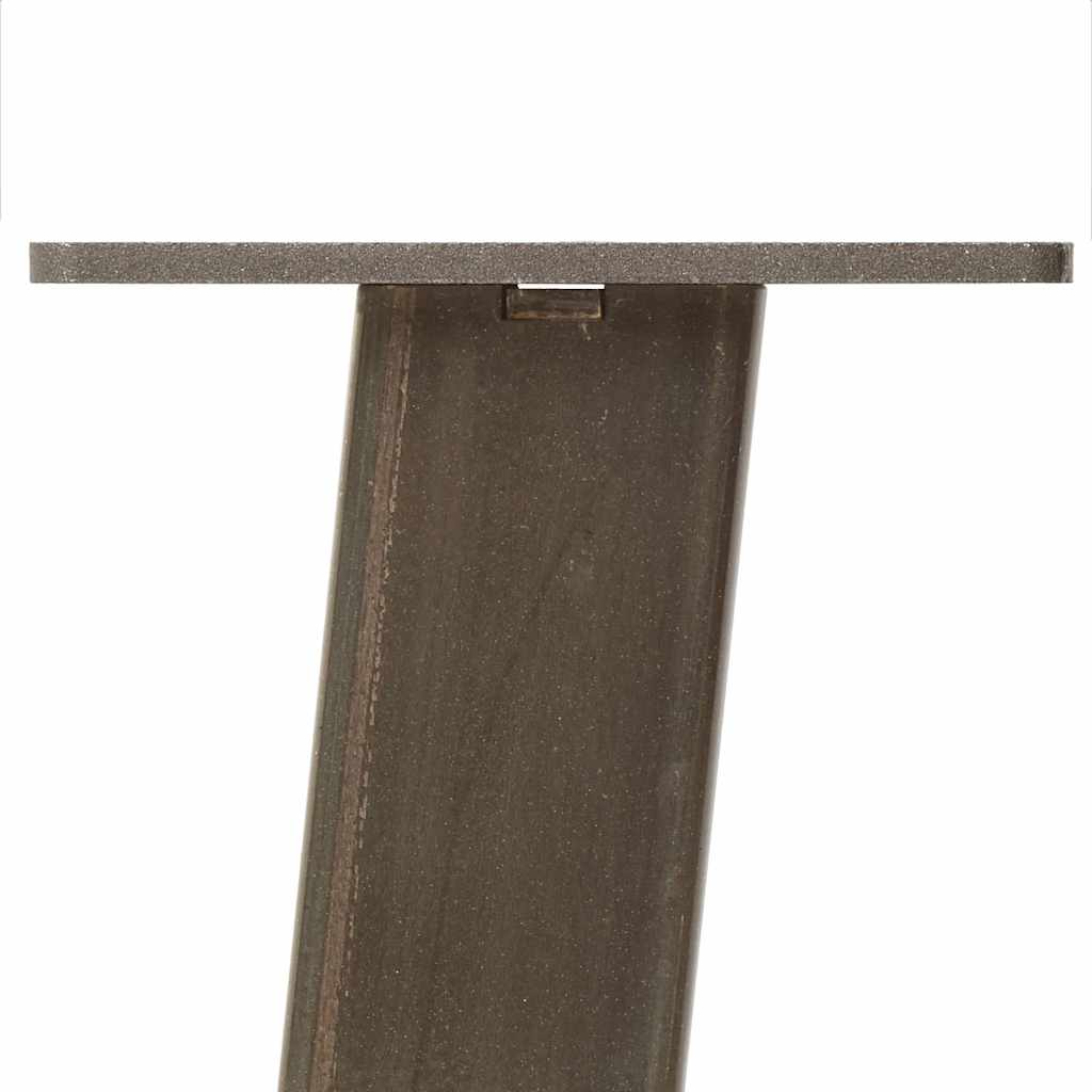 vidaXL Console Table Legs 4 pcs Natural Steel 72 cm Steel