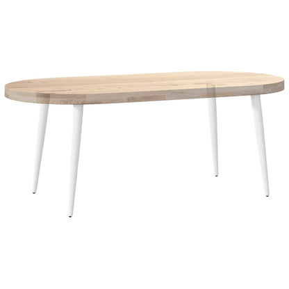 vidaXL Coffee Table Legs Conical Shape 4 pcs White 42-43 cm Steel