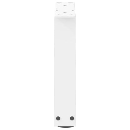 vidaXL Coffee Table Legs V-Shape 2 pcs White 30x(30-31.3) cm Steel