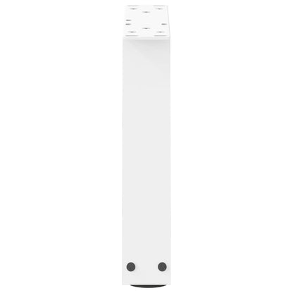 vidaXL Coffee Table Legs V-Shape 2 pcs White 40x(30-31.3) cm Steel