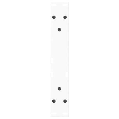 vidaXL Coffee Table Legs V-Shape 2 pcs White 40x(30-31.3) cm Steel