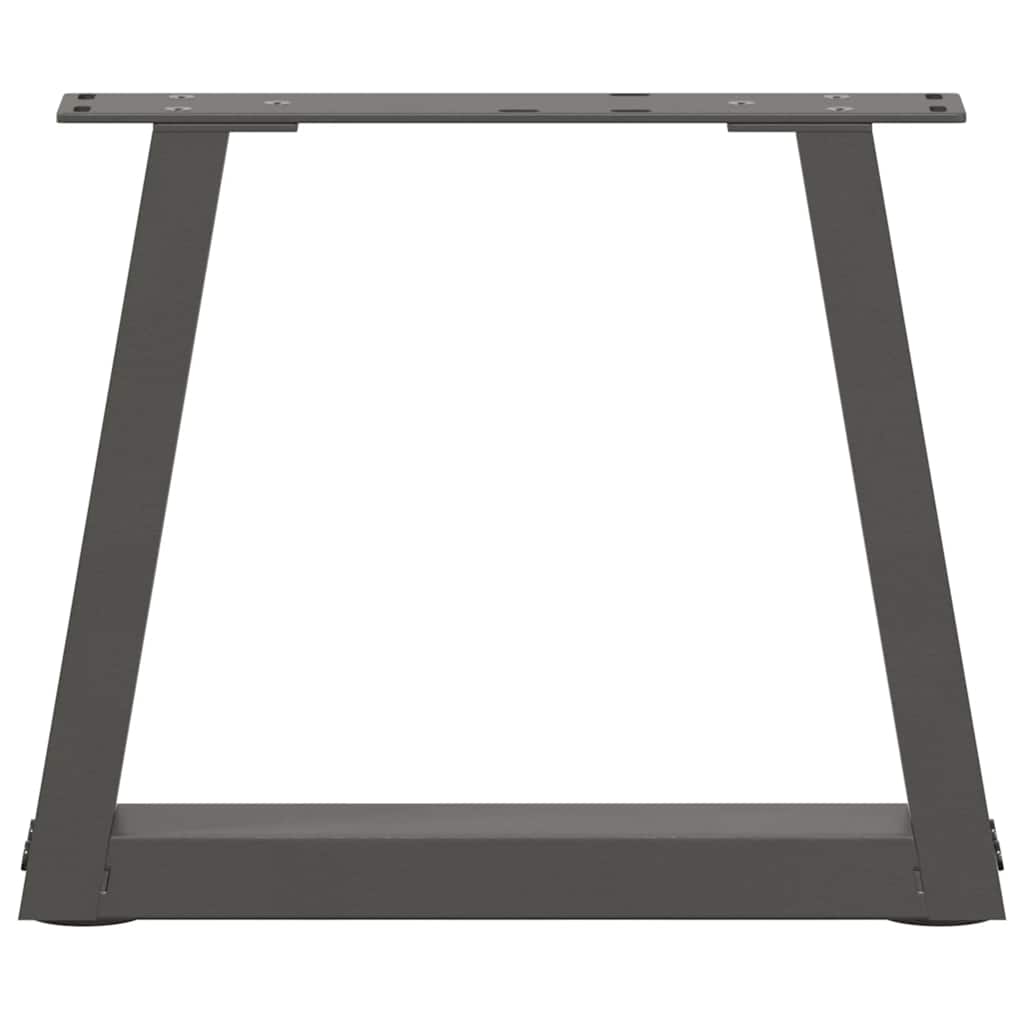 vidaXL Coffee Table Legs V-Shape 2 pcs Anthracite 40x(30-31.3) cm Steel