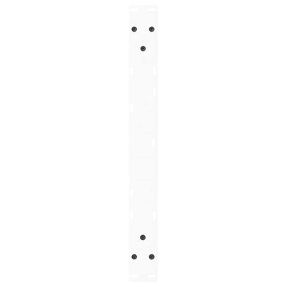 vidaXL Coffee Table Legs V-Shape 2 pcs White 50x(30-31.3) cm Steel