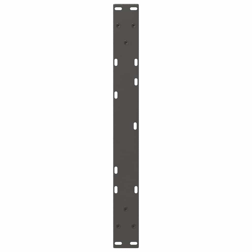 vidaXL Coffee Table Legs V-Shape 2 pcs Anthracite 60x(30-31.3) cm Steel