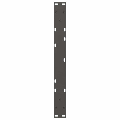 vidaXL Coffee Table Legs V-Shape 2 pcs Anthracite 60x(30-31.3) cm Steel