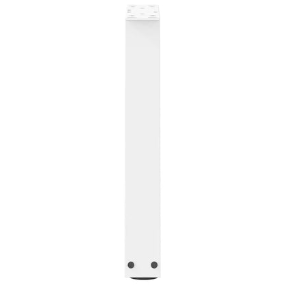 vidaXL Coffee Table Legs V-Shape 2 pcs White 28x(42-43.3) cm Steel